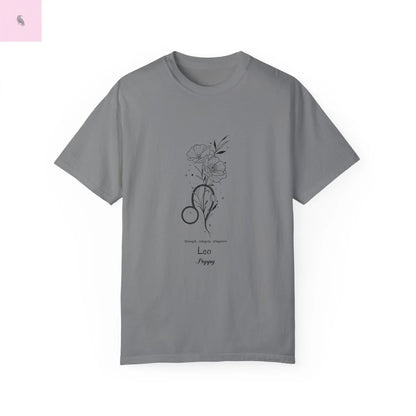 Leo birth flower T-Shirt for Astrology Lovers Printify