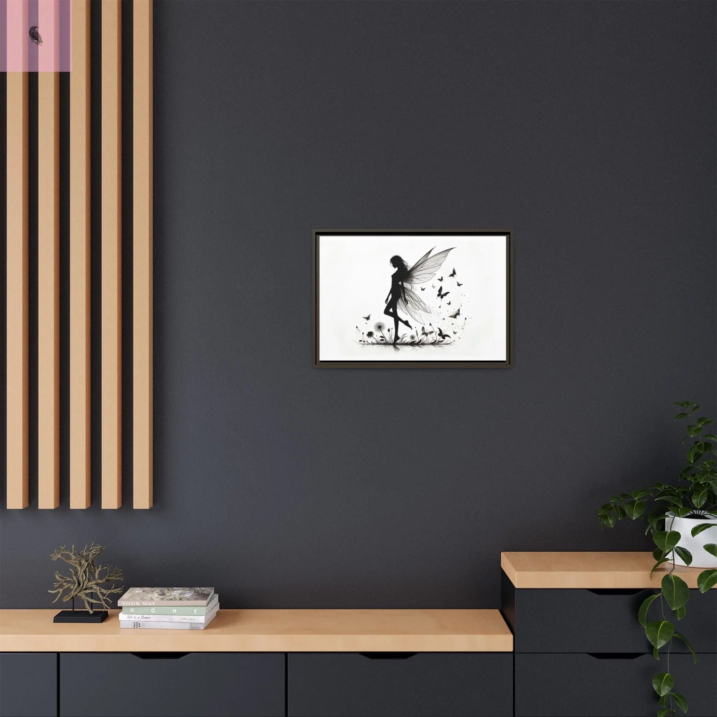 Fairy Canvas Wall Art - The flirty crow