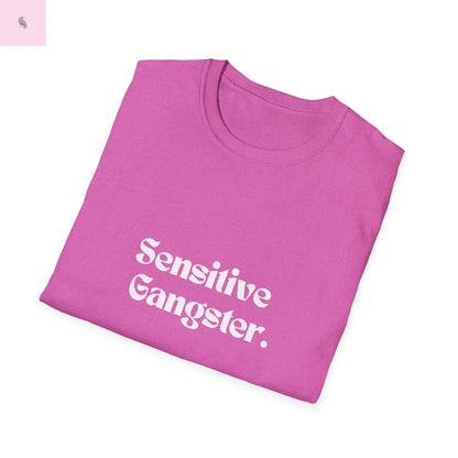 Sensitive Gangster tshirt,  Unisex  beachT-Shirt,  Funny summer top, Gift for Him/Her, Casual Wear, trending tee, cotton soft  top The flirty crow
