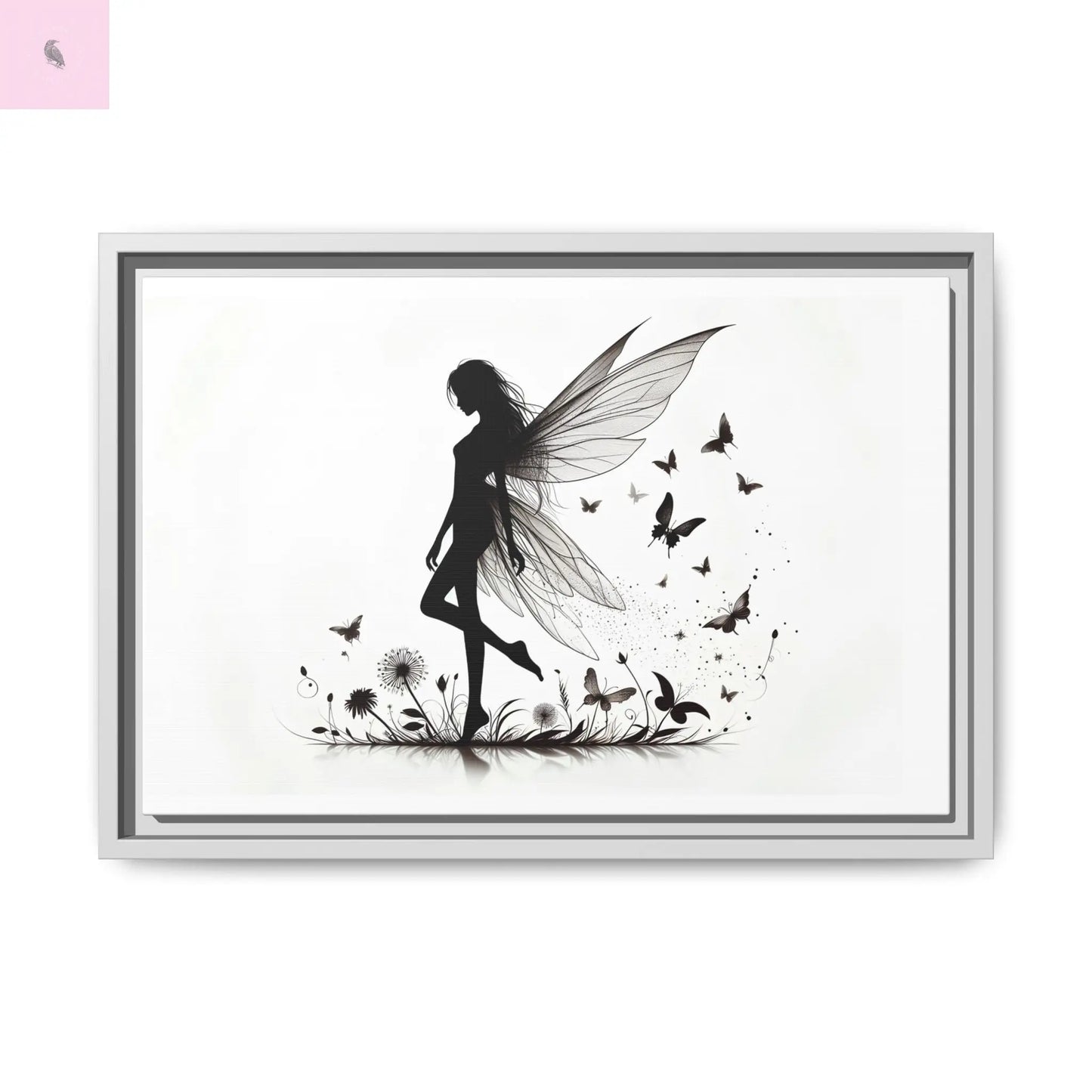 Fairy Canvas Wall Art - The flirty crow