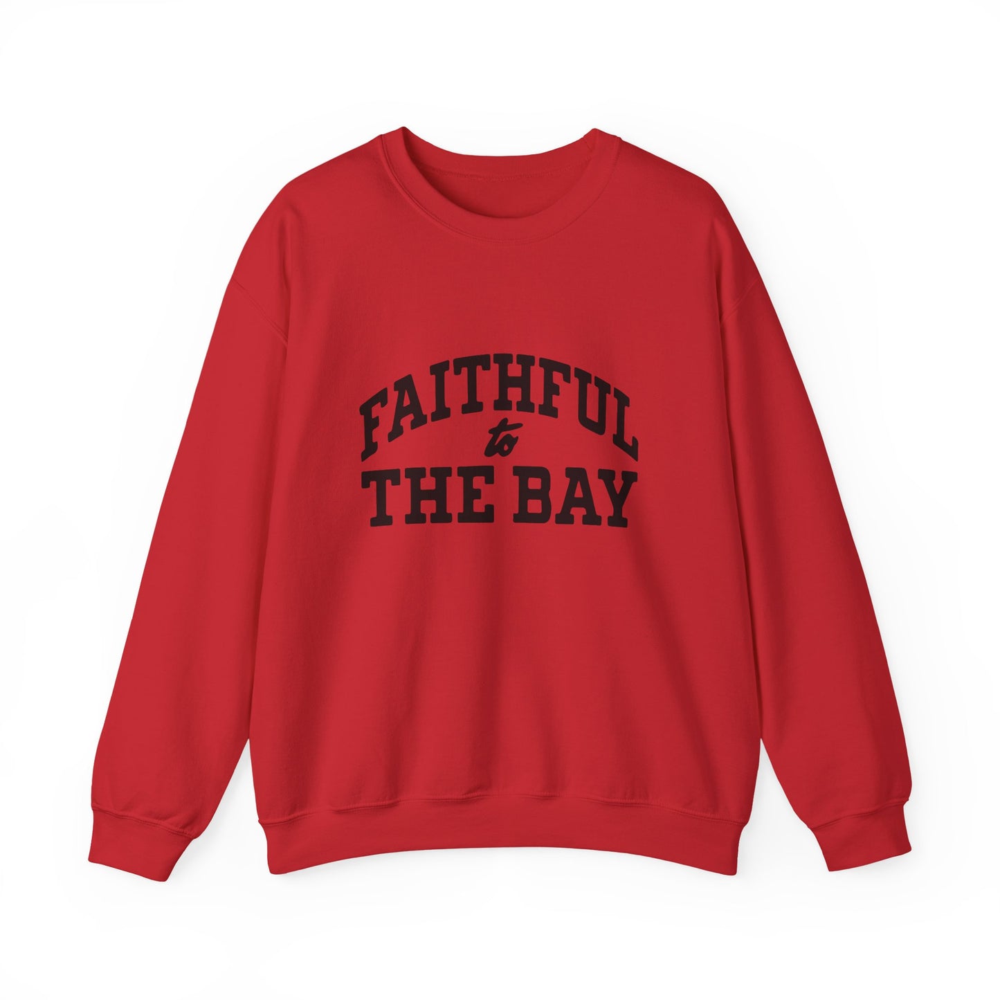 Faithful to the Bay Crewneck Sweatshirt, Personalized 'Warner 54' Team-Style Pullover