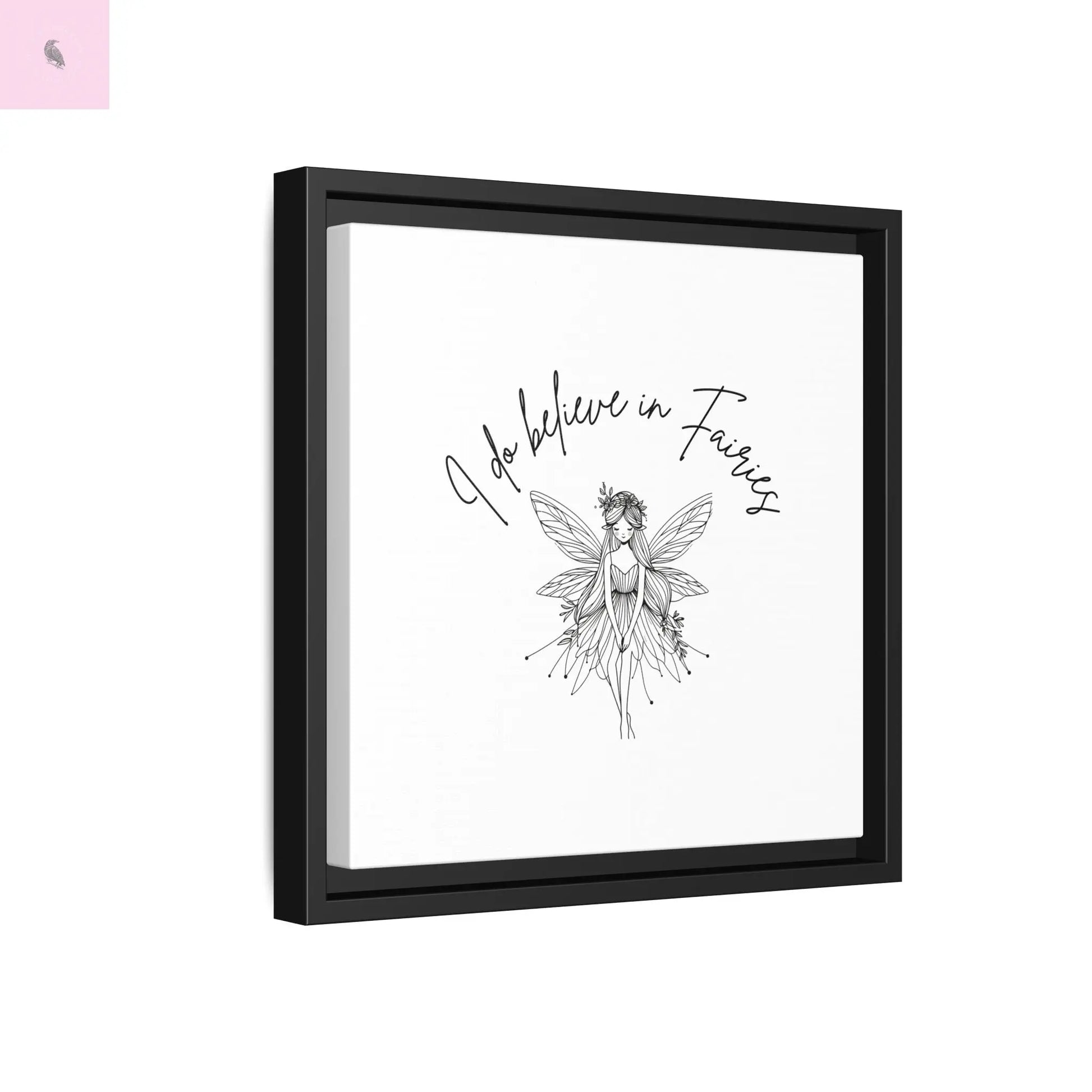 Fairies Canvas, Framed (Multi-color) - The flirty crow