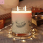 free spirit. Glass 11 oz soy wax feather   candle the flirty crow