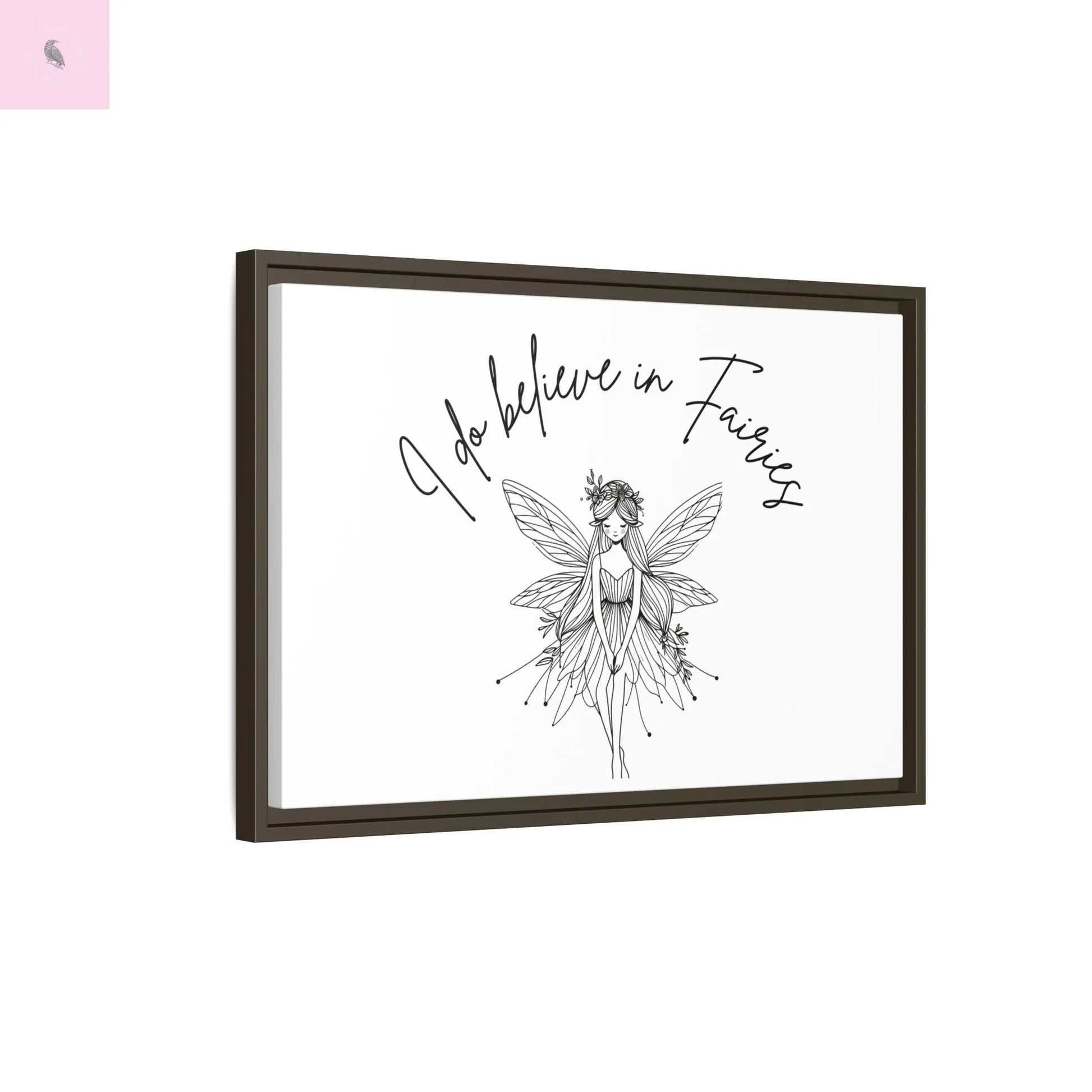 Fairies Canvas, Framed (Multi-color) - The flirty crow