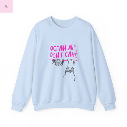 Beach Crewneck Sweatshirt ,Ocean lover, Summer Vibes Sweatshirt, beachy vibe,  Beach vacation Sweater, Casual Outfit, Summer Apparel Printify