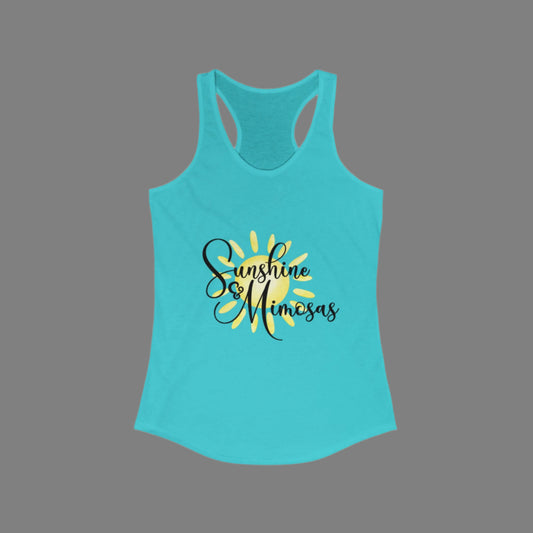 Sunshine & mimosas Women's IRacerback Tank