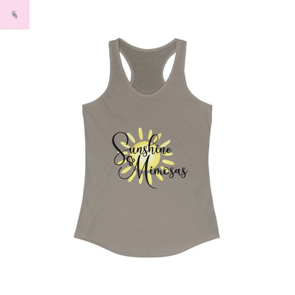 Sunshine & mimosas Women's IRacerback Tank the flirty crow