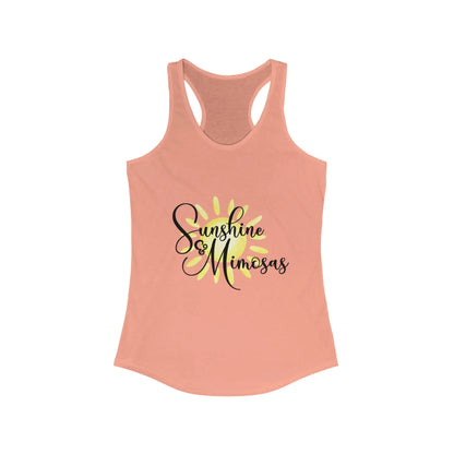 Sunshine & mimosas Women's IRacerback Tank the flirty crow