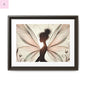 Framed Canvas Fairy wall art - The flirty crow