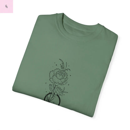 Libra Birthday Flower Unisex  Tee The flirty crow