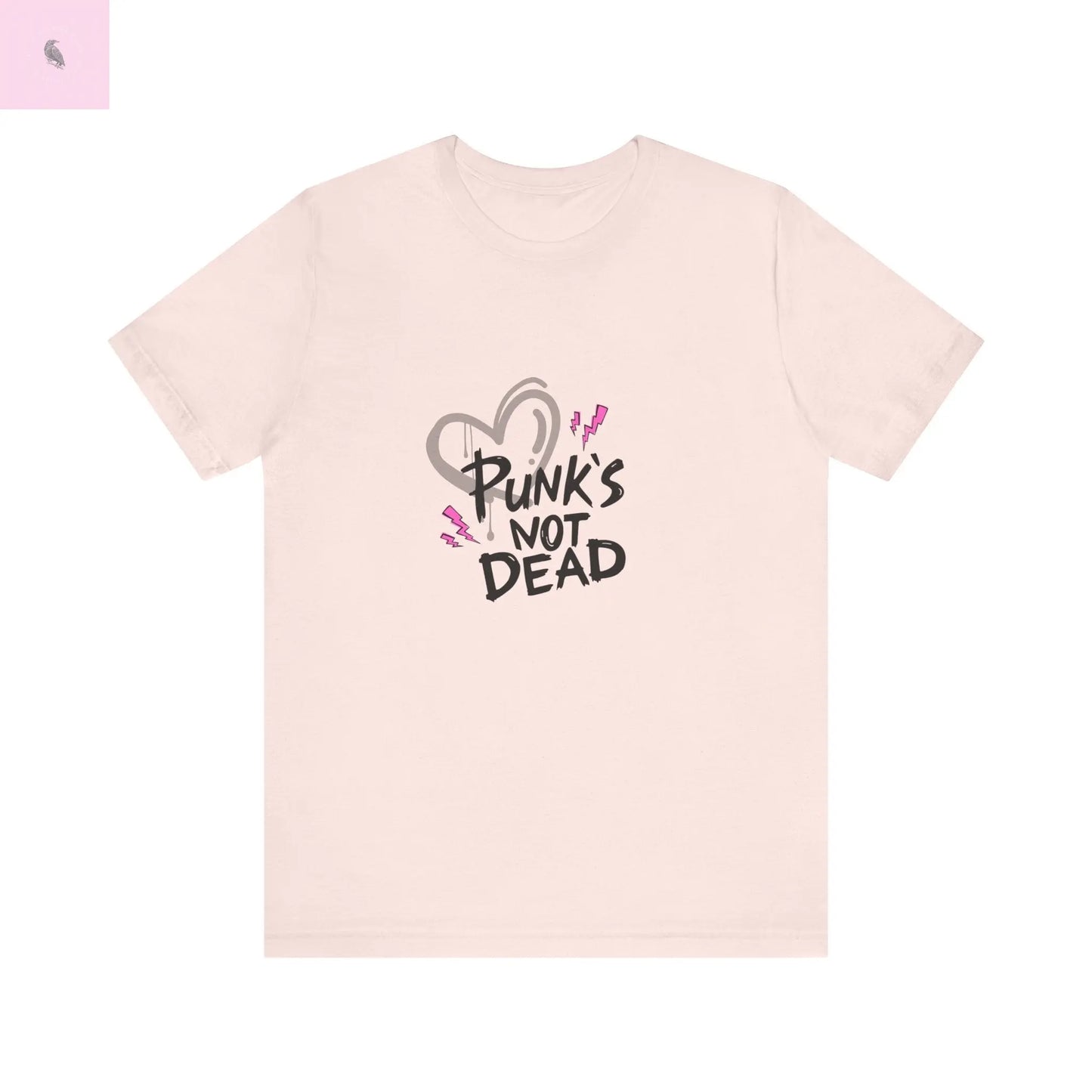 Punks Not Dead Cute Trendy Unisex Tshirt, Fashion Tee, Graphic Tee, Hipster Shirt, Alternative Clothing, Music Lover Gift the flirty crow