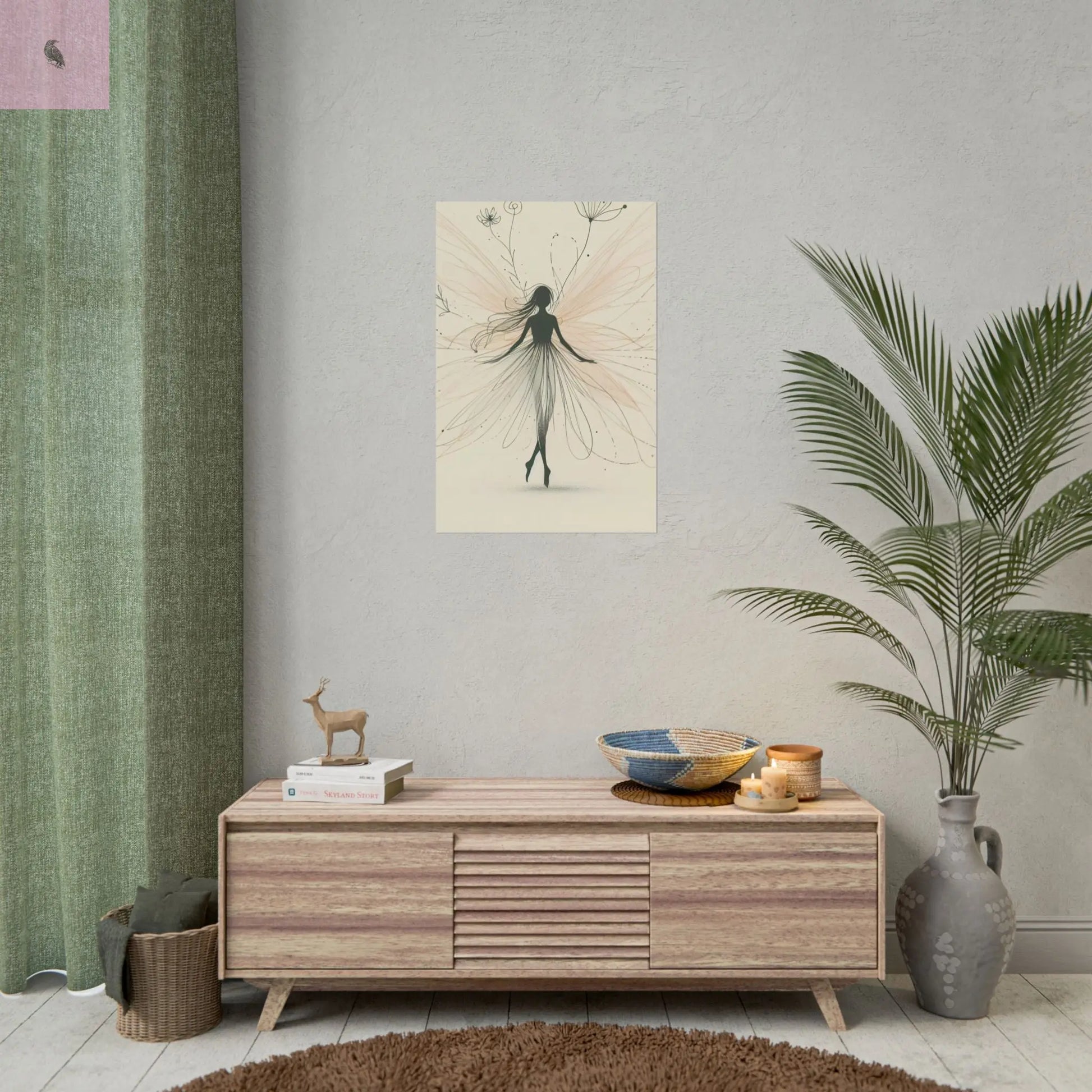 Fairy Poster - The flirty crow