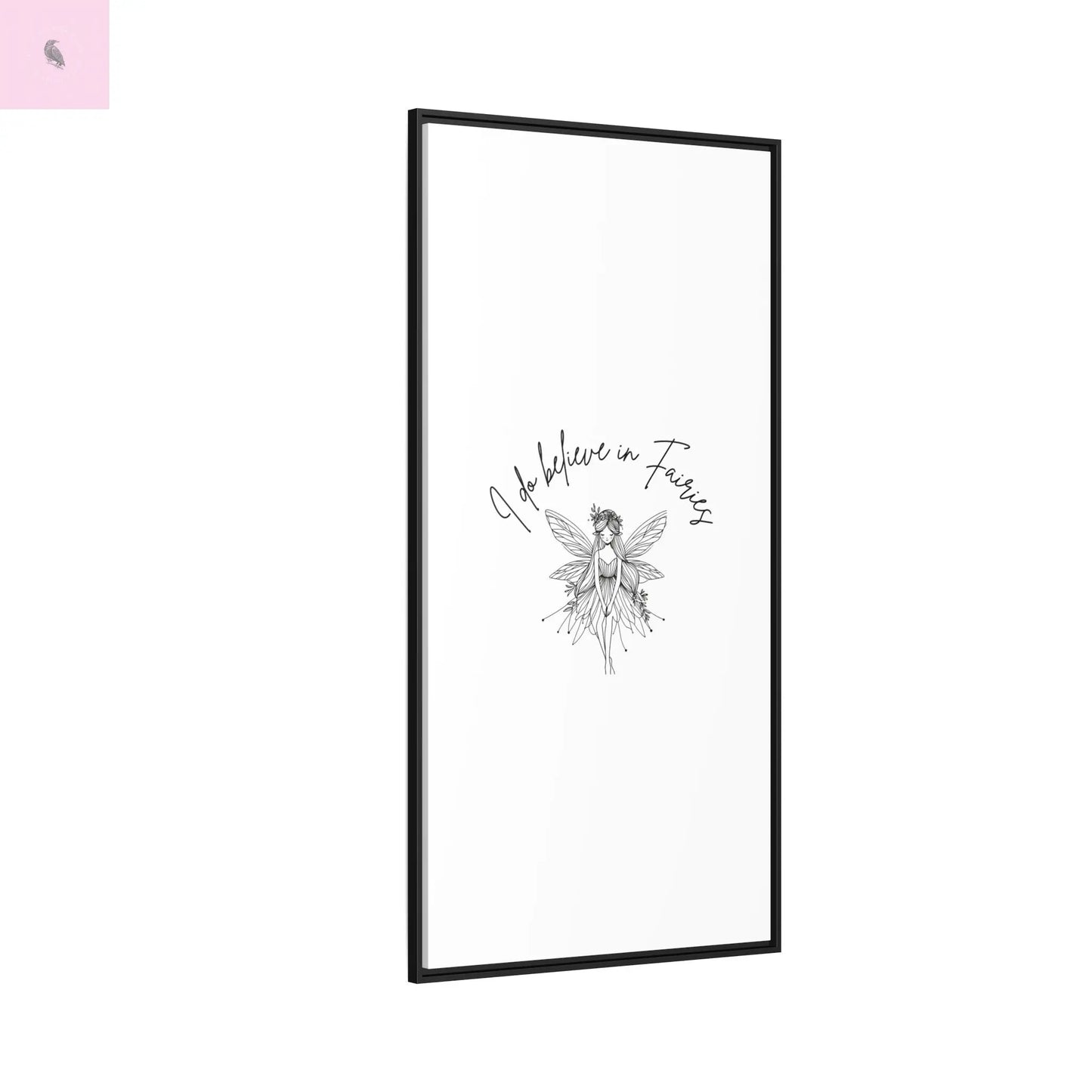 Fairies Canvas, Framed (Multi-color) - The flirty crow