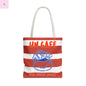 Café Tote Bag,  Coffee Lover's bag, Croissant lover, Gift for her, Grocery tote, farmers market , Traveler gift, Artisan Design The flirty crow