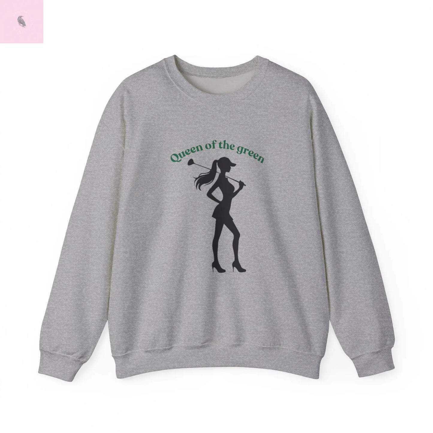 Golf Girl Unisex Sweatshirt, Golf Lovers Gift, Quality Cotton, Cute Sporty Design, Comfortable, Golf Apparel, Golf Clothing, Golf Tee, Golf the flirty crow