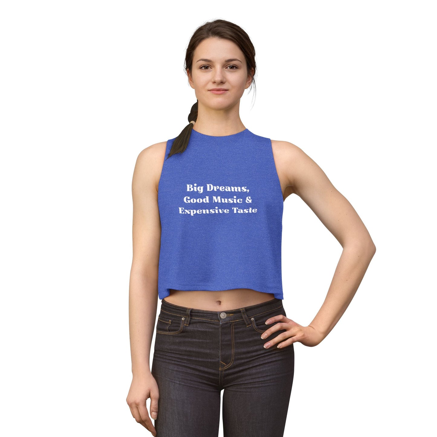 Women's Cropped tank top The flirty crow