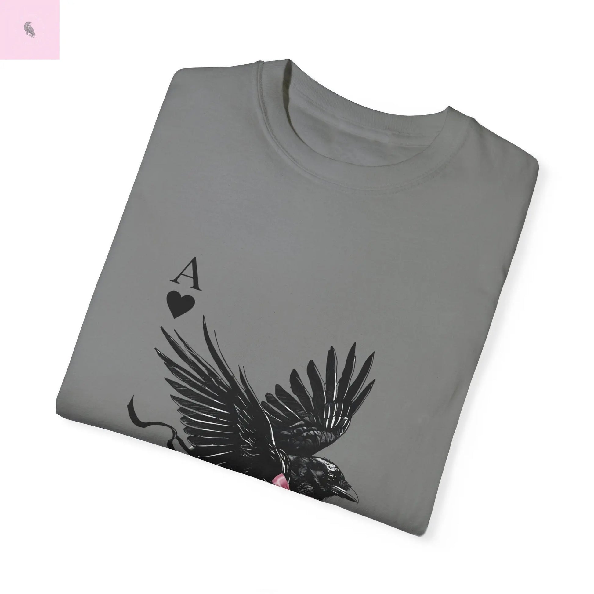 Crow Lovers Comfort Colors T-shirt - The flirty crow