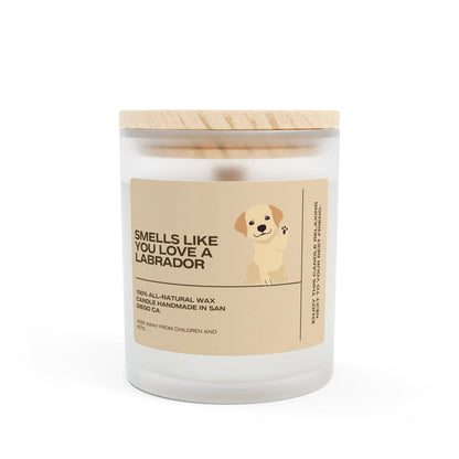 Candle Labrador Lover 11oz the flirty crow