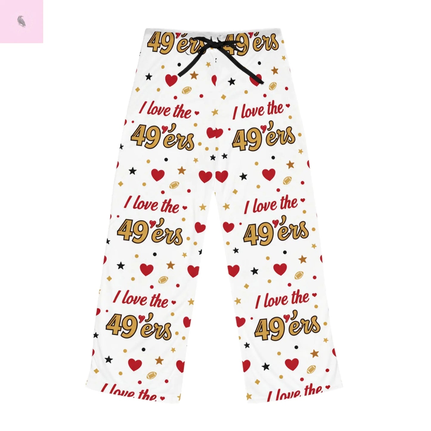 49ers Women's Pajama Pants ,Lounge Drawstring Sleepwear Printify