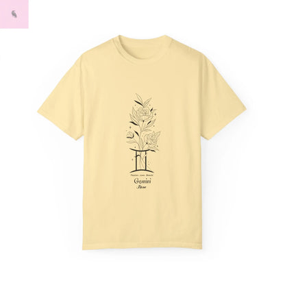 Gemini birth flower T-Shirt for Astrology Lovers The flirty crow