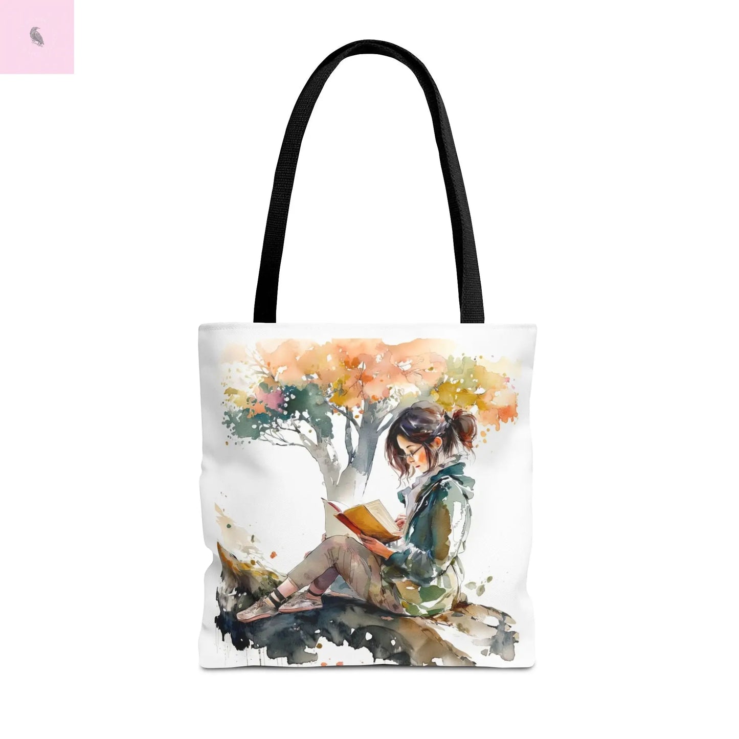 Reading Tote Bag, Literary Gift, Book Lover Tote, Eco-Friendly Bag, readers shopping Tote, book club bag The flirty crow