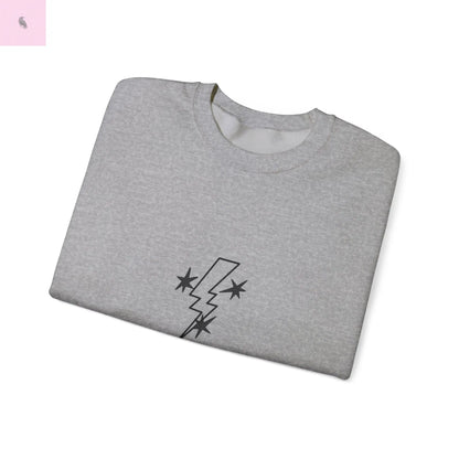 Lightning Bolt Crewneck Sweatshirt the flirty crow