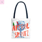 Aperol Spritz Tote Bag, Stylish Beach Bag, Summer Accessory, Gift for Cocktail Lovers, Travel Bag, Fun Party Tote The flirty crow