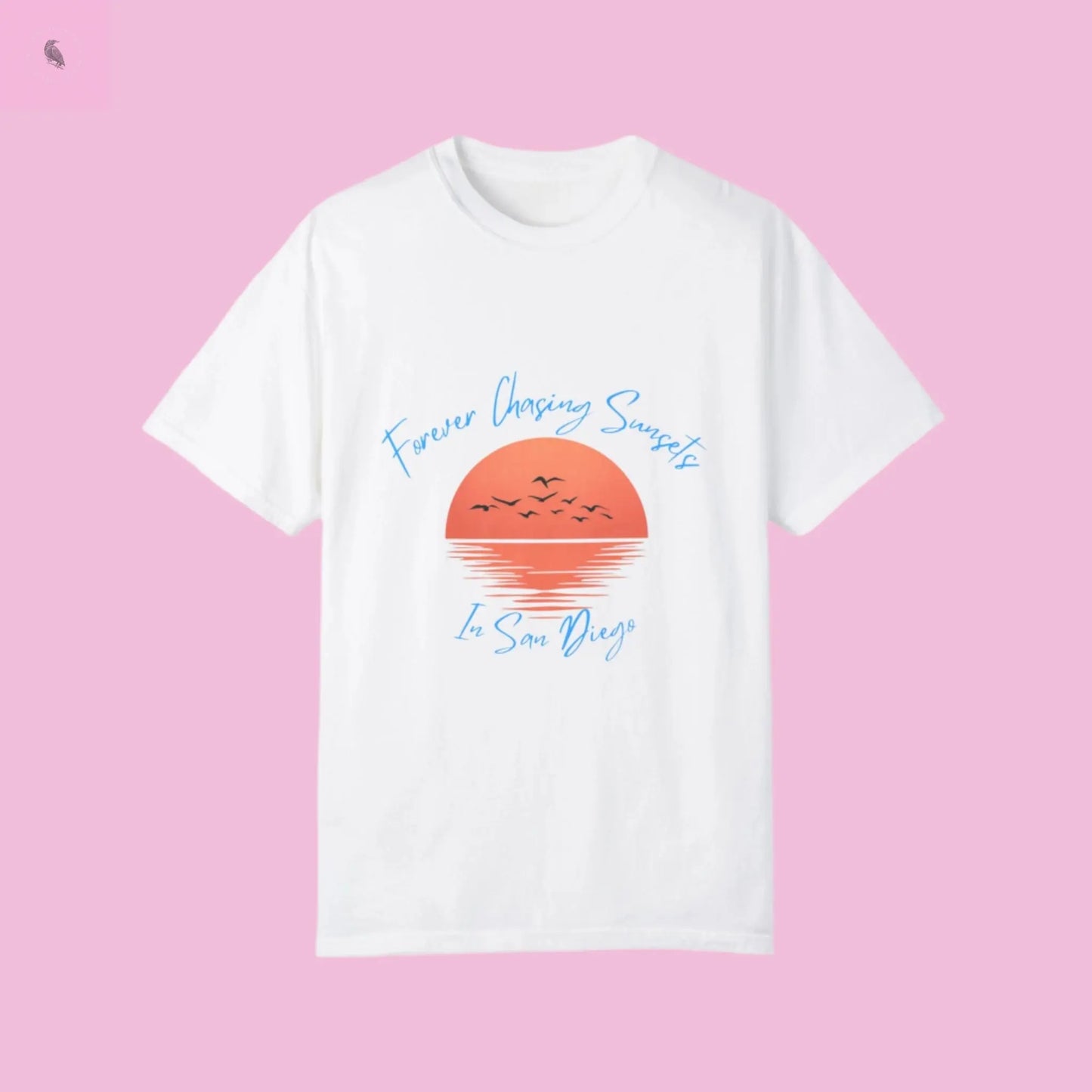 Chasing Sunsets T-Shirt - San Diego California Custom Colors The flirty crow