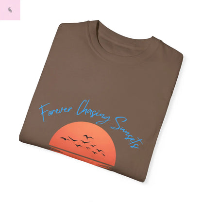 Chasing Sunsets T-Shirt - San Diego California Custom Colors The flirty crow