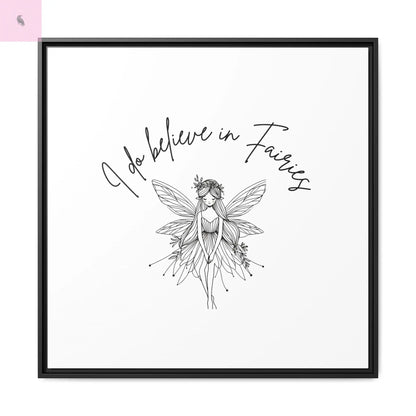 Fairies Canvas, Framed (Multi-color) - The flirty crow