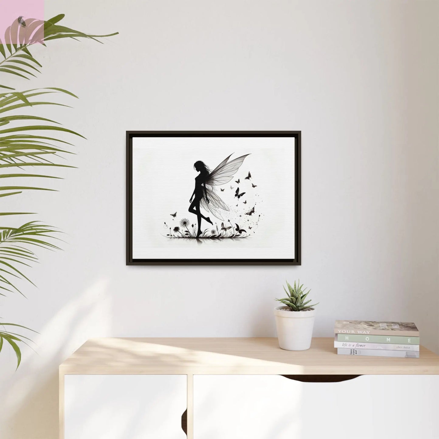 Fairy Canvas Wall Art - The flirty crow