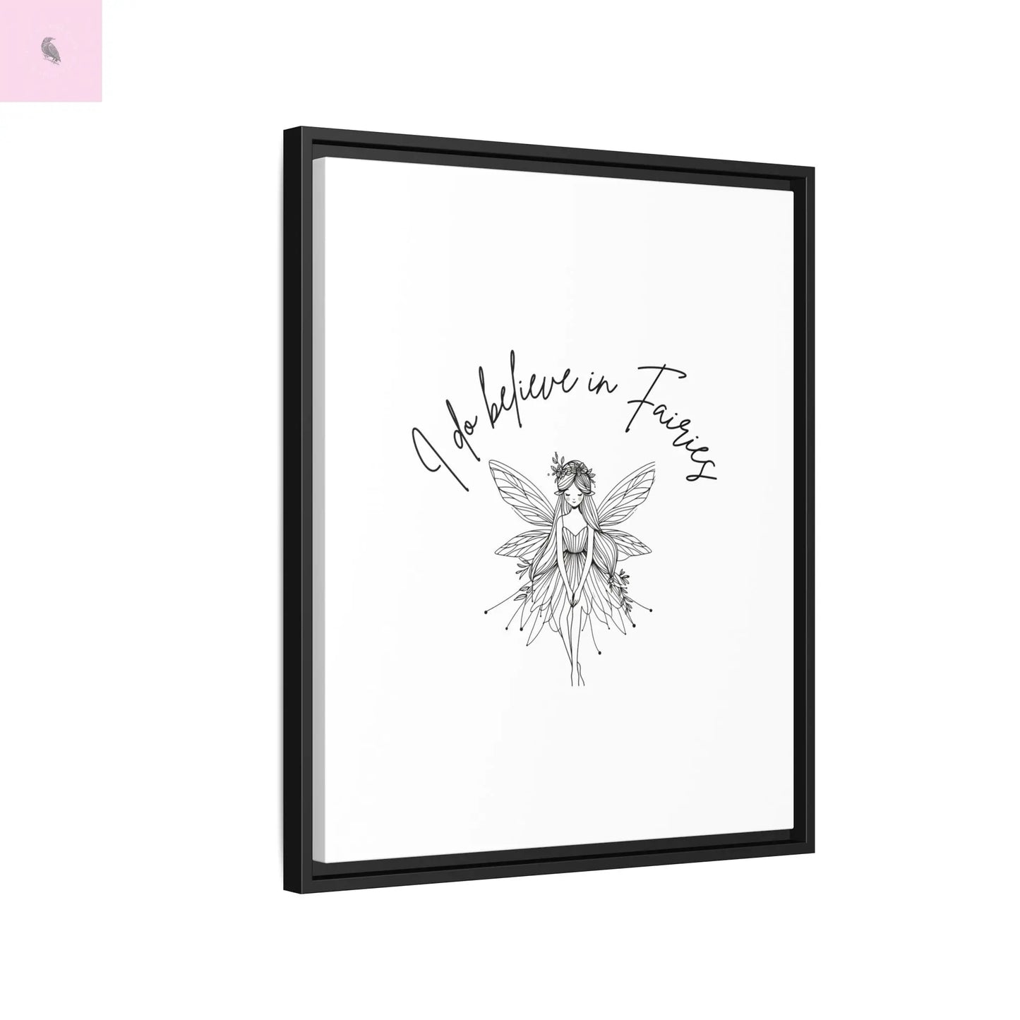 Fairies Canvas, Framed (Multi-color) - The flirty crow