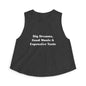 Women's Cropped tank top The flirty crow