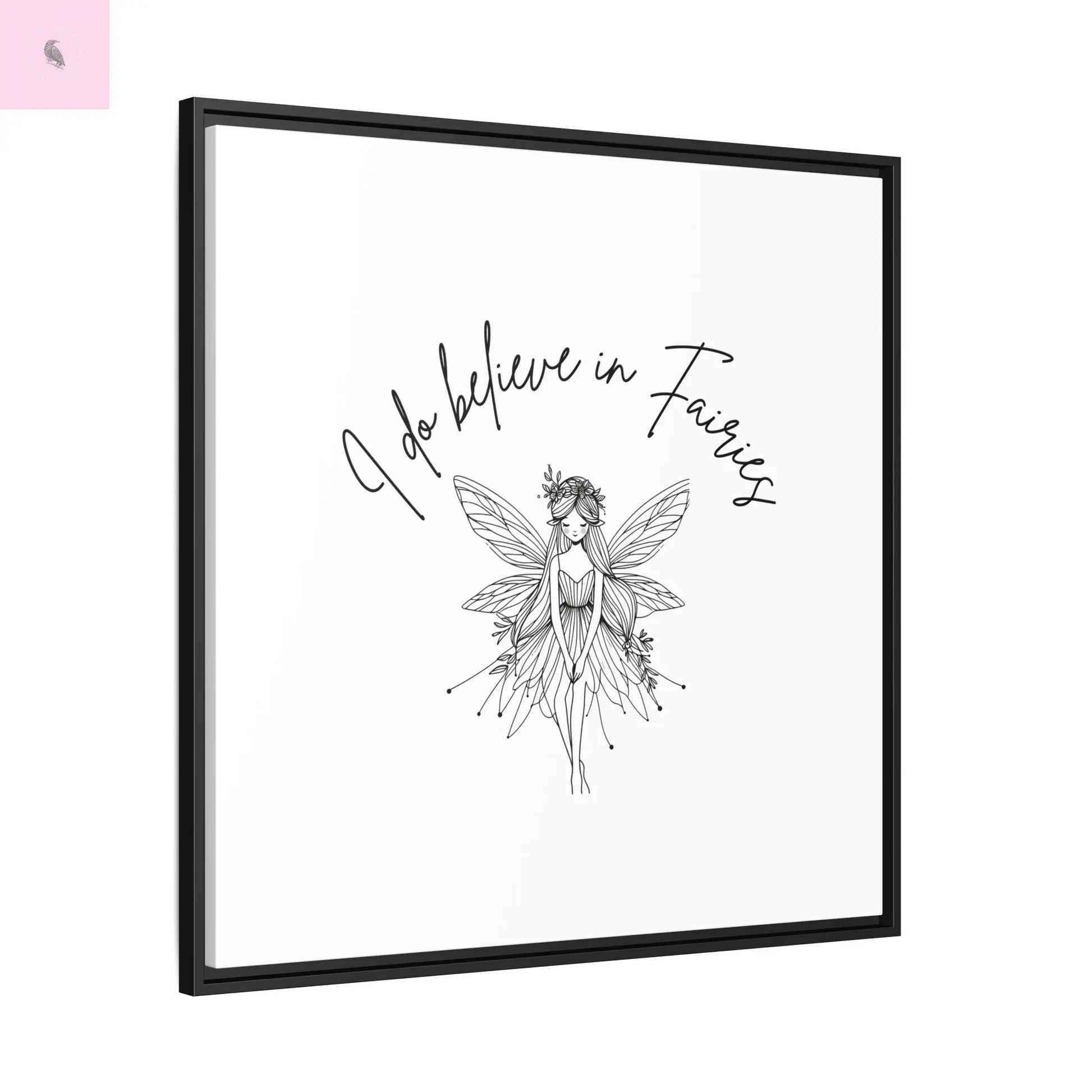Fairies Canvas, Framed (Multi-color) - The flirty crow