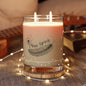 Free Spirit Scented Candle 11o z Glass Jar, Relaxing Dandelion & Feather Aroma