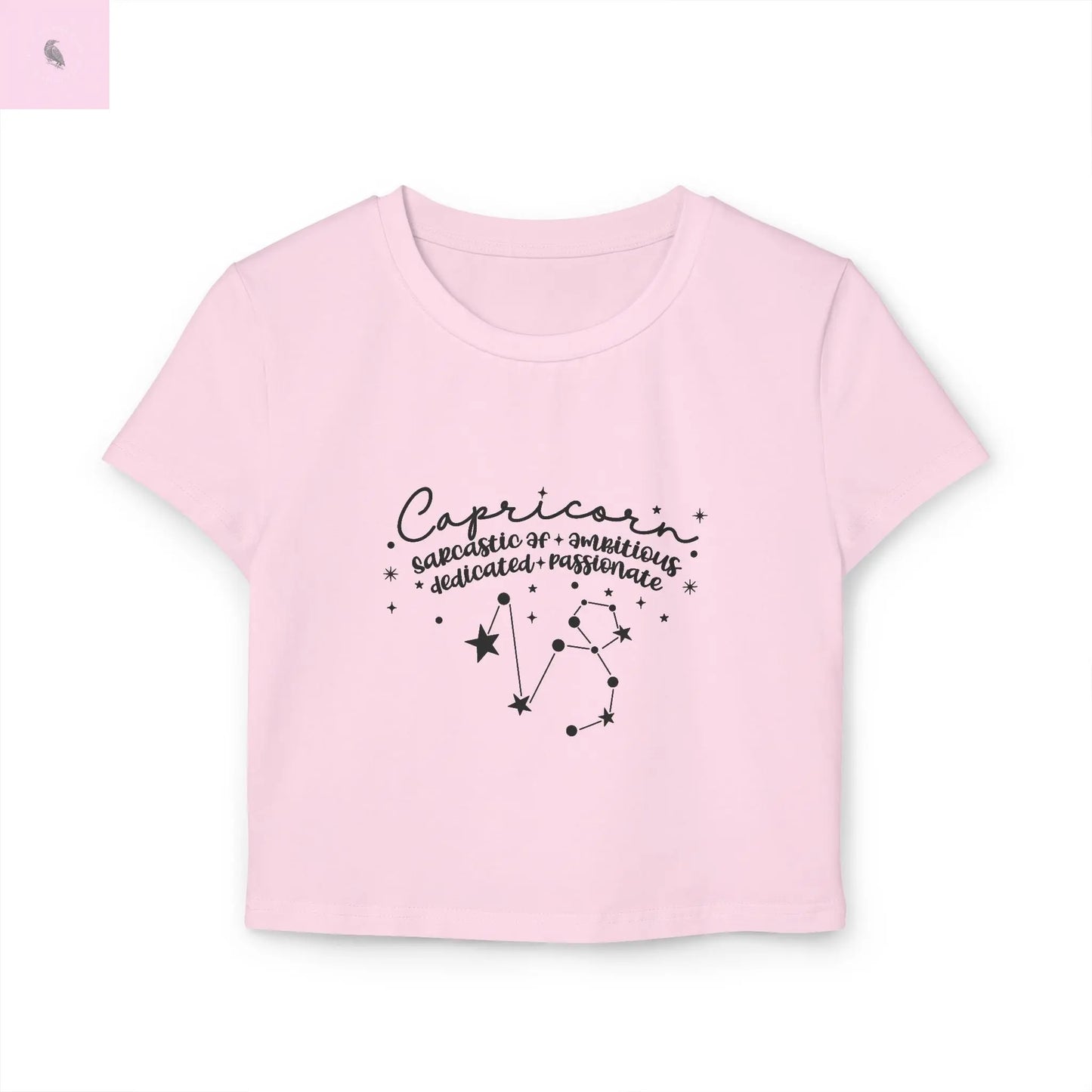 Capricorn Astrology Lover Baby Tee the flirty crow