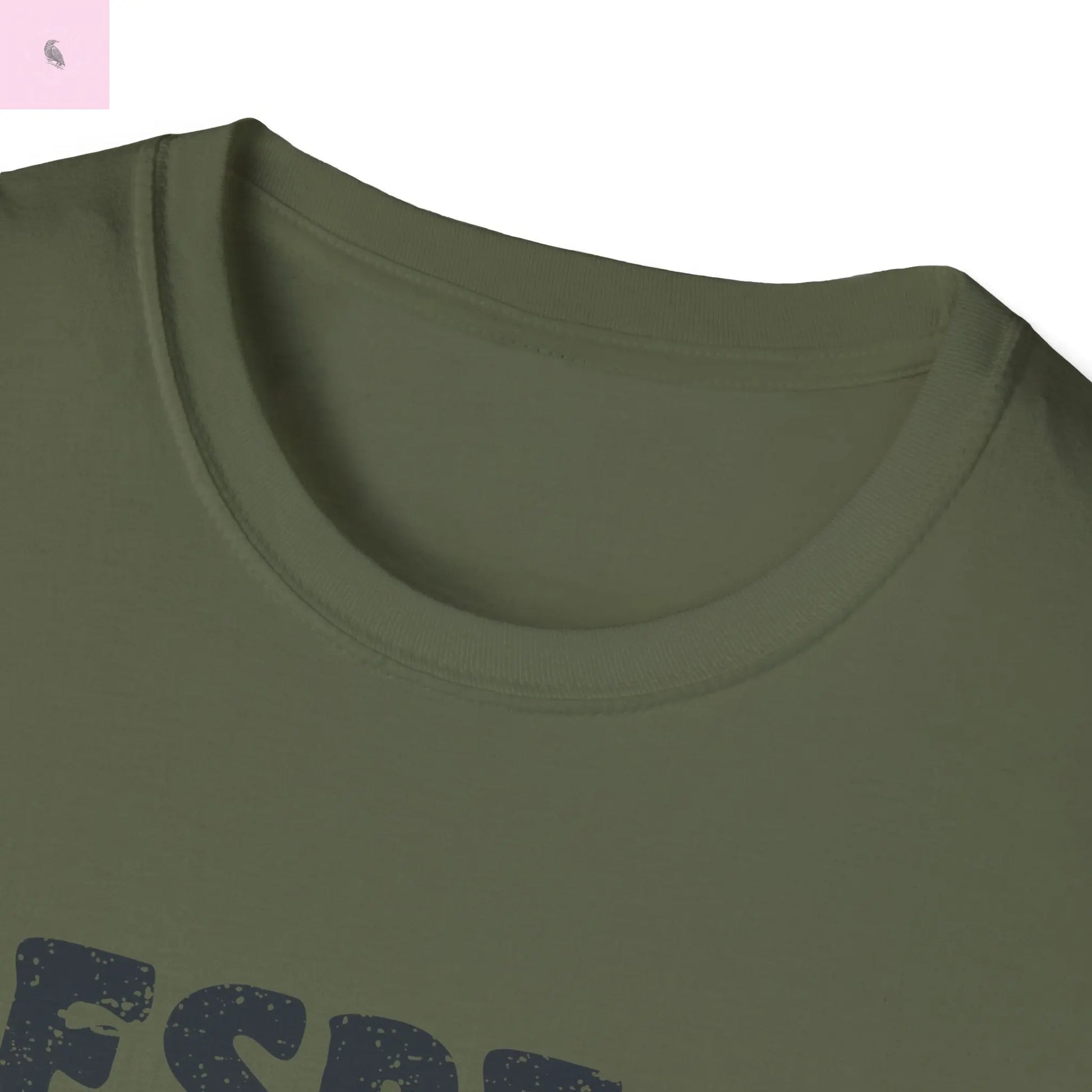 Respect the locals sea turtle tee. Quality men's olive green cotton T-Shirt. the flirty crow