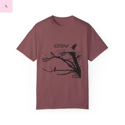 Unisex crow lover unique tshirt the flirty crow
