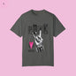 Punk Rock Unisex Garment-Dyed T-Shirt - Retro Graphic Tee for Music Lovers The flirty crow