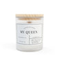Queen of everything Frosted Glass Candle the flirty crow