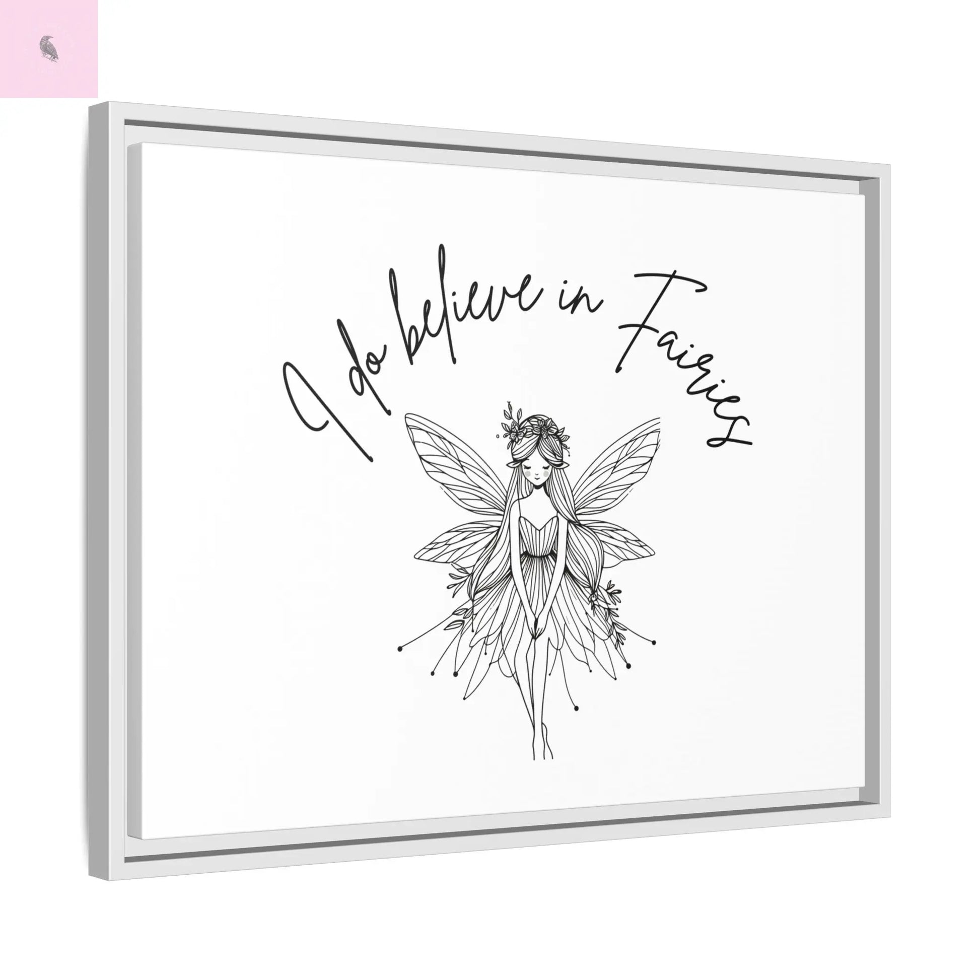 Fairies Canvas, Framed (Multi-color) - The flirty crow