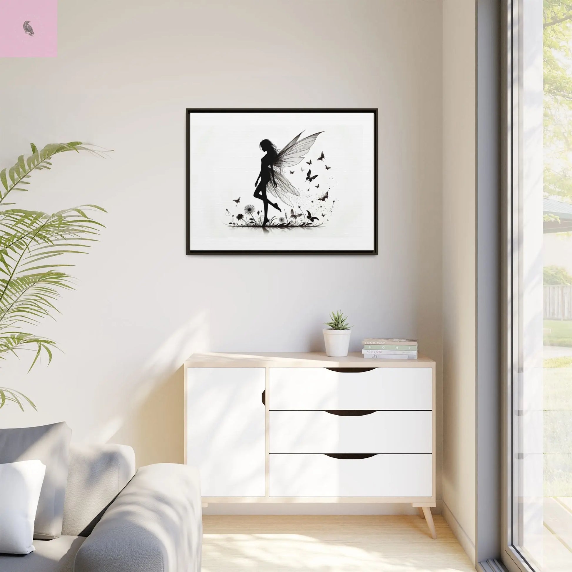 Fairy Canvas Wall Art - The flirty crow