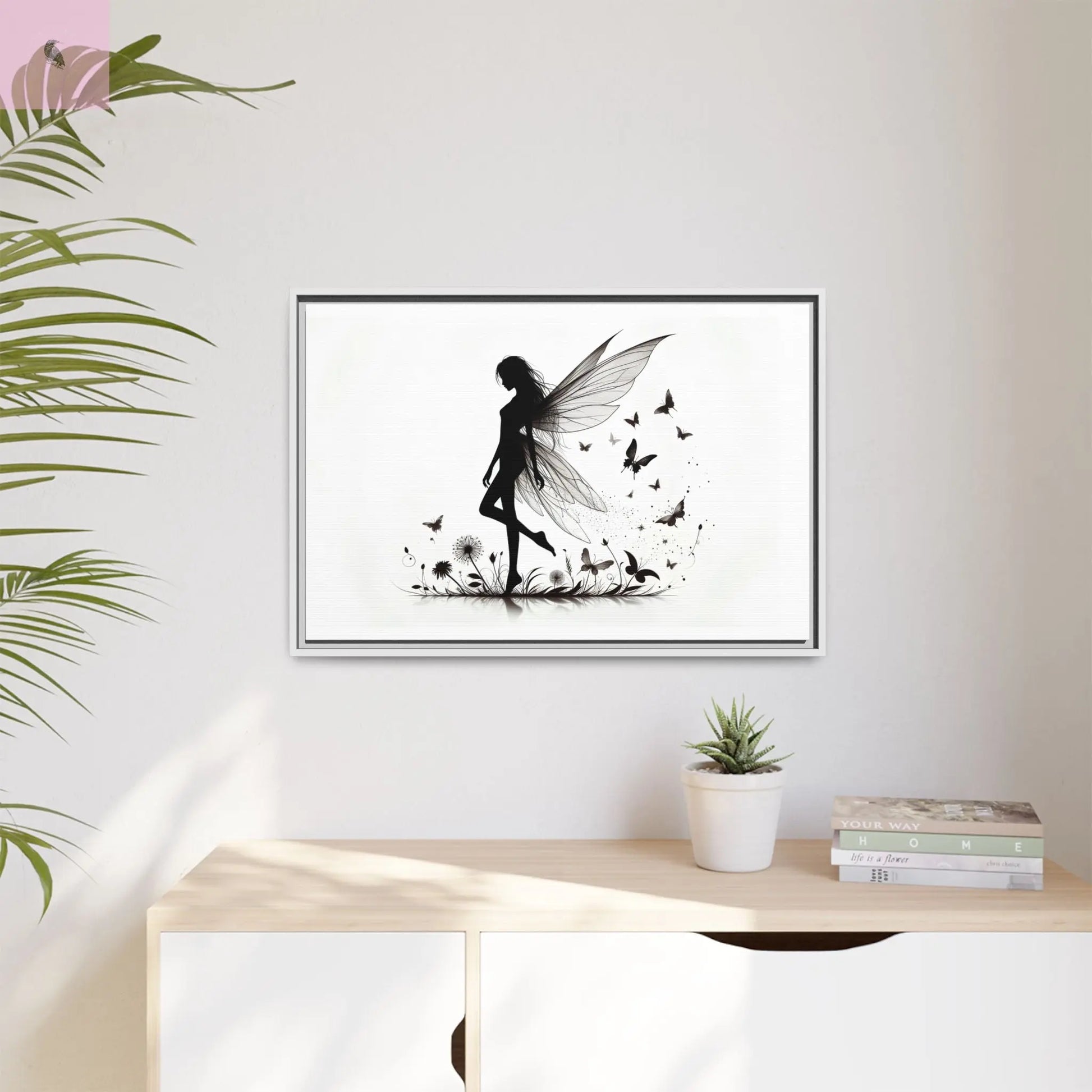 Fairy Canvas Wall Art - The flirty crow