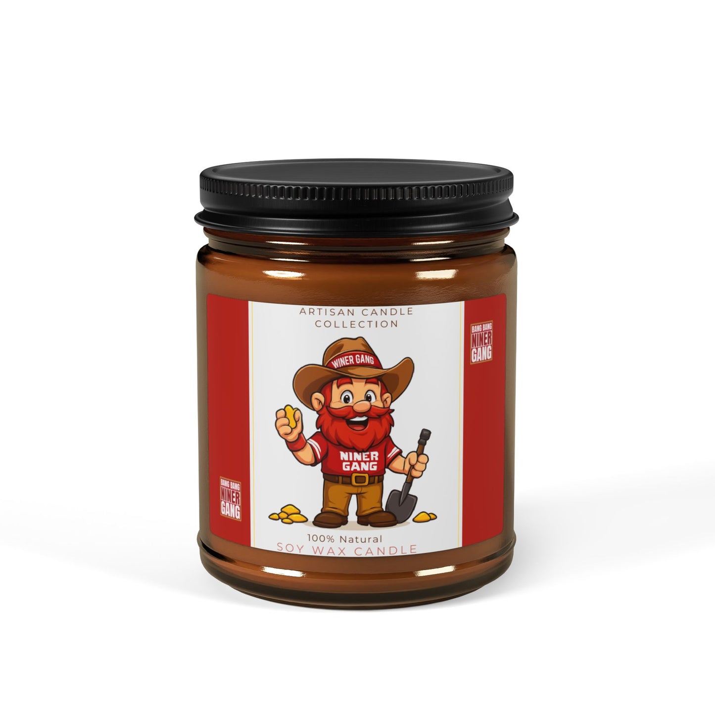 San Francisco Football Candle