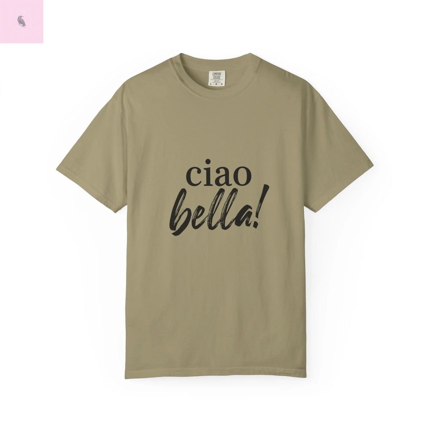 Ciao Bella Comfort Colors T-shirt - The flirty crow