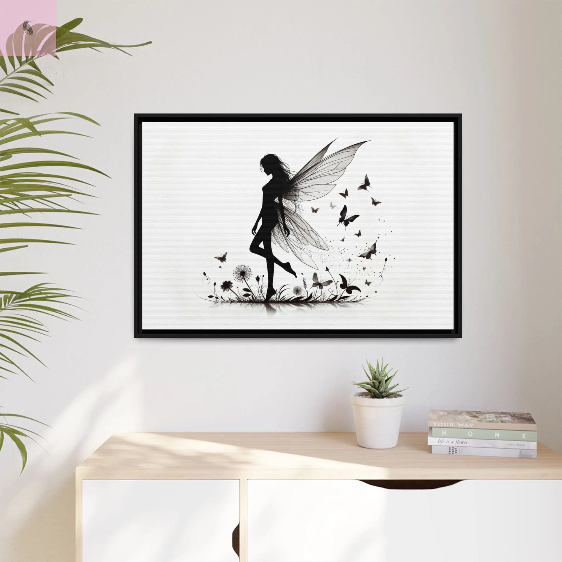 Fairy Canvas Wall Art - The flirty crow