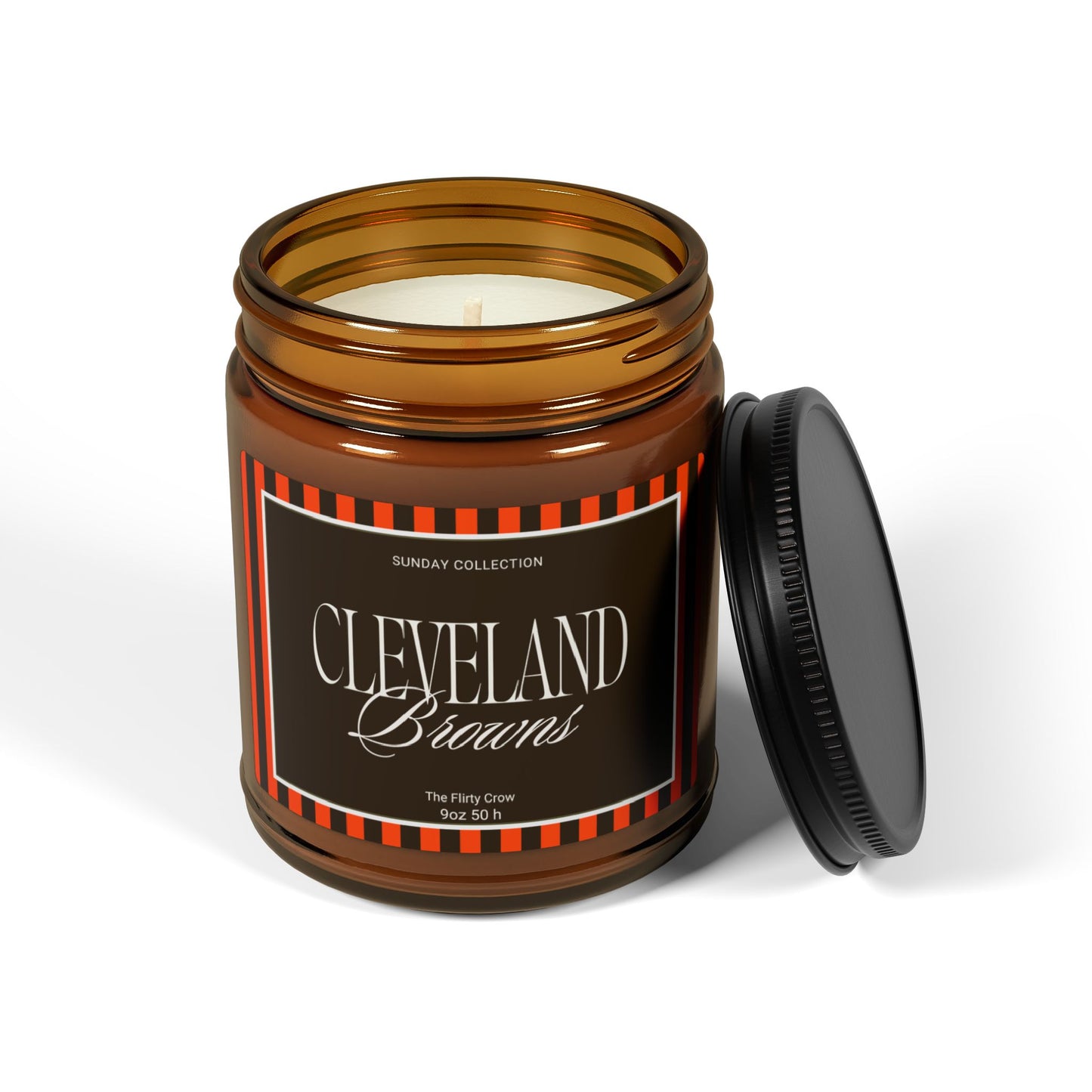 Cleveland Browns Soy Candle , Cleveland Brown fan