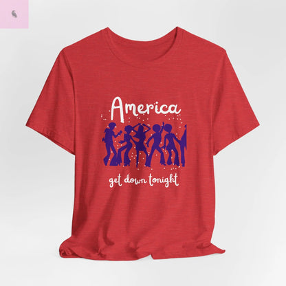 Bella Canvas 4th of july tshirt. USA tee ,patriotic shirt, America top, Celebration tee, Party tshirt, unisex 4th of july tee The flirty crow