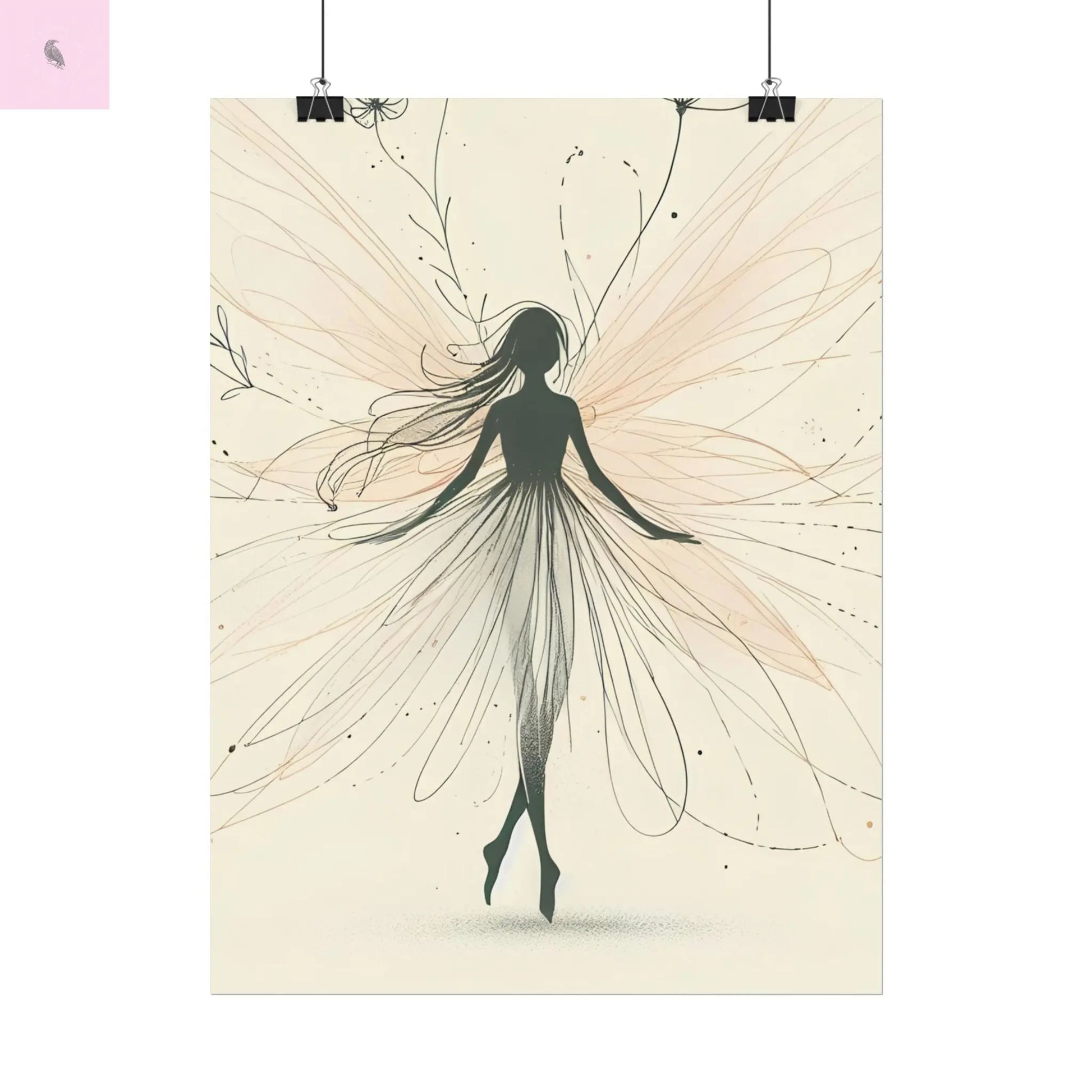 Fairy Poster - The flirty crow