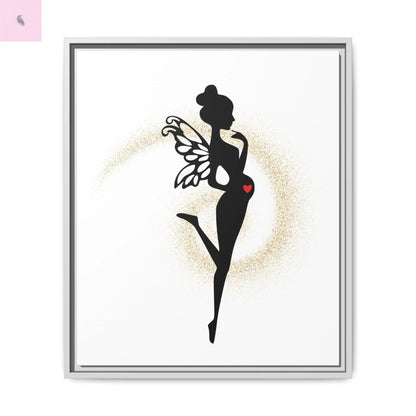 Framed Fairy Art Print - Enchanting Decor for Expecting Mothers, Baby Shower Gift, Elegant Nursery Wall Art, Whimsical Home Accent The flirty crow